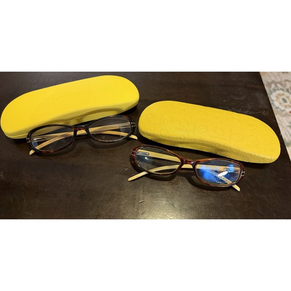Joan Rivers Readers Rhinestone Reading Glasses +Case + 3.00 Lot Of 2